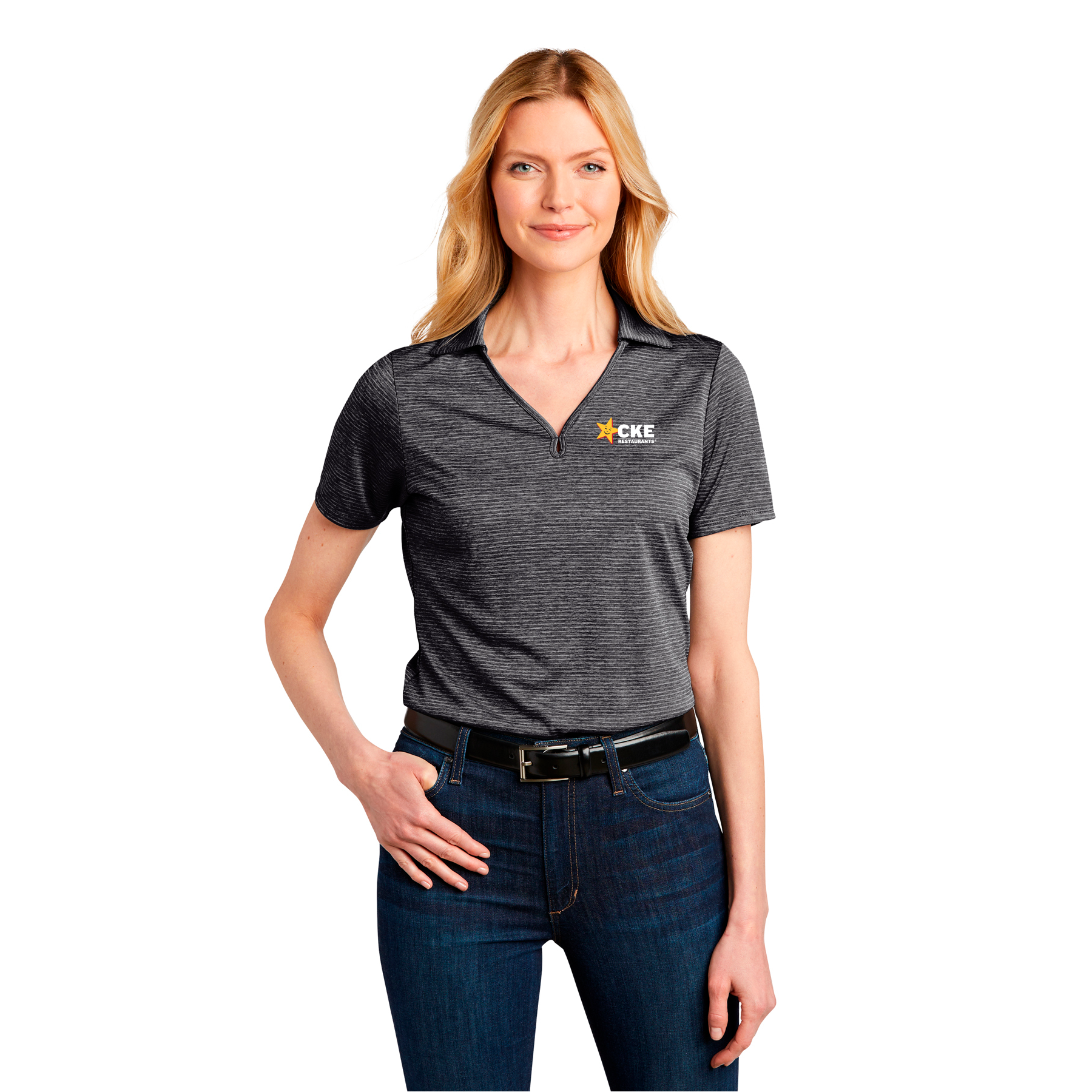 Port Authority Ladies Shadow Stripe Polo